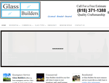 Tablet Screenshot of glassbuilders.com